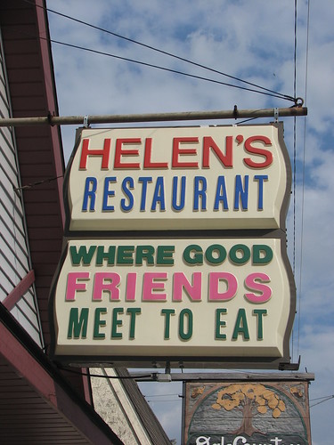 green river killer helen remus. Helen#39;s Restaurant Sign
