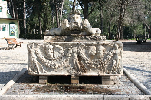 1956 2006 Fontana del Sarcofago by Roma ieri, Roma oggi di Alvaro de 
