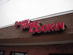 Sign for Down Home Cookin'