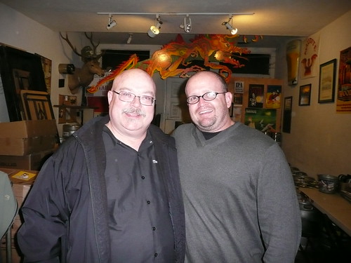 Dave Keene & Tomme Arthur after a night of Washoes
