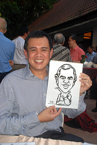 Caricature live sketching for Parkway Health - 2