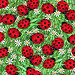 Tecido Importado: ladybugs no jardim - IMP/06