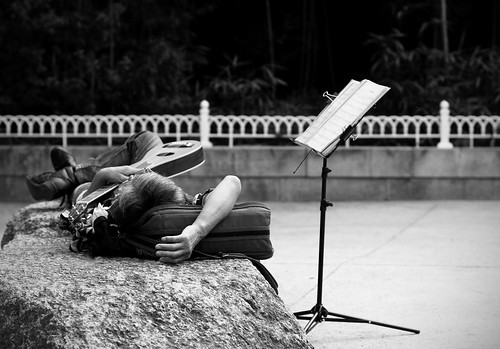 a nap between the songs
