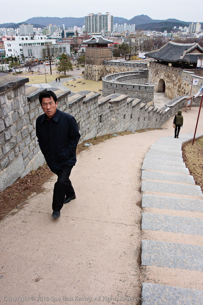 Walk the Wall @ Hwaseong Fortress, Suwon, Korea