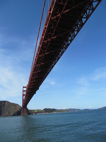 Golden Gate Bridge sailing underneath 5519