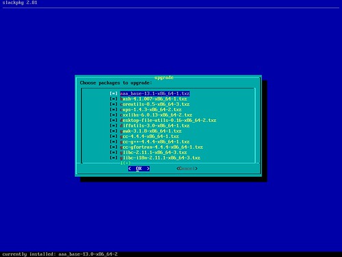 Mises à jour post installation de la Slackware 13.1rc1