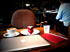 Mid-afternoon Work and Snack, Black Coffee, TripeOne Somerset