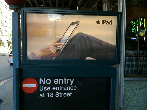 Pub pour l'iPad : saisie interdite
