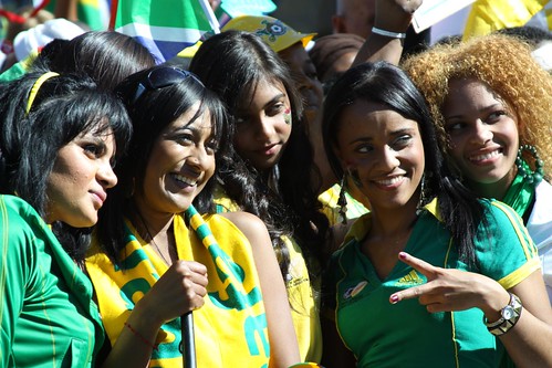 Mundial de Fútbol Johannesburgo Sudáfrica chicas Bafana