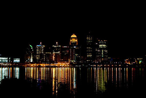 Louisville Skyline at Night