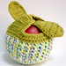 Crocheted Apple Cozy or Fruit Jacket - Greeny by melbangel