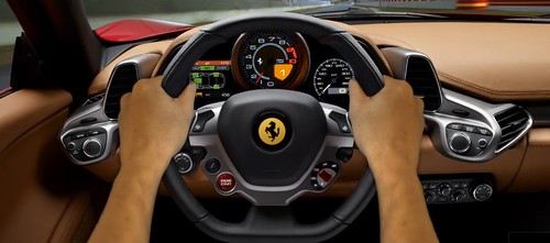 Interior dashboard Ferrari 438 358