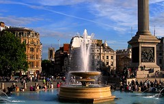 Trafalgar Square on a Sunday Afternoon