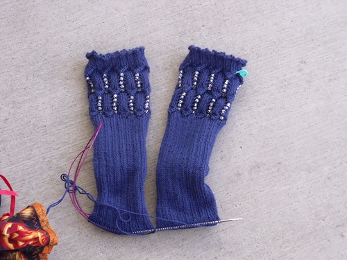 Beaded Socks