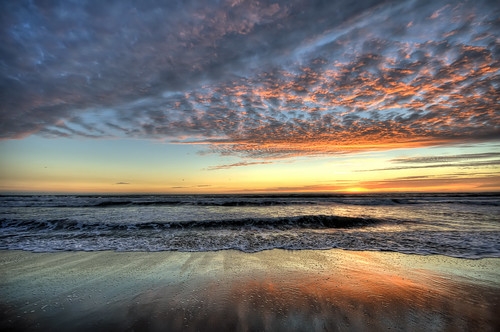  フリー画像| 自然風景| ビーチ/海辺| 海の風景| 夕日/夕焼け/夕暮れ| 水平線/地平線| 雲の風景| アメリカ風景|    フリー素材| 