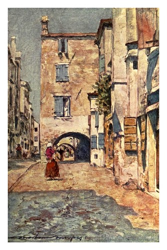 023-Una calle secundaria en Chioggia-Venice – 1904-Dorothy Menpes