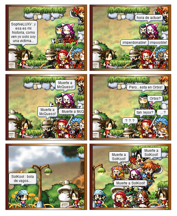 Maple Story - Maple 8 Comic #030: Chusma Enardecida
