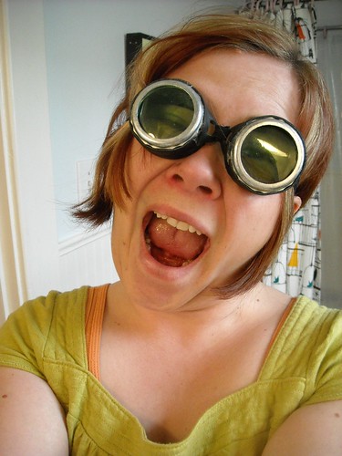 Homemade Steampunk Goggles. Steampunk Goggles!