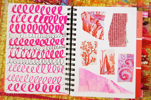 Pink Notebook: pink pens