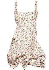 floral dress, clothesline, fashion blog