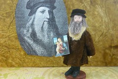 Miniature Doll Leonardo Da Vinci