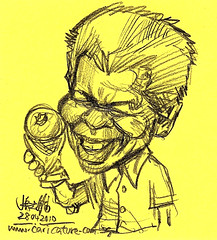 quick sketch of Nelson Rolihlahla Mandela