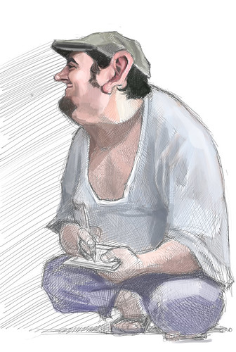 digital sketch of Jaume Cullell - 5