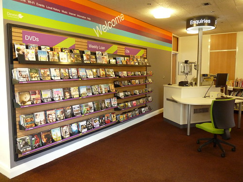 New Look Crediton Library - Media Area