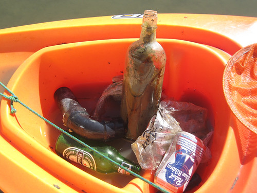 Trash picked up from Redwood Creek