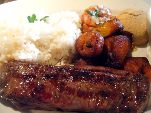 Coulotte Steak Picanha with Fried Plantains