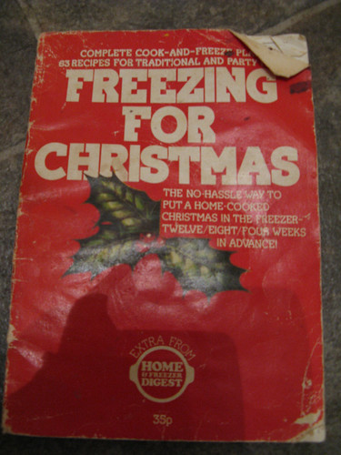 Christmas recipe book cover