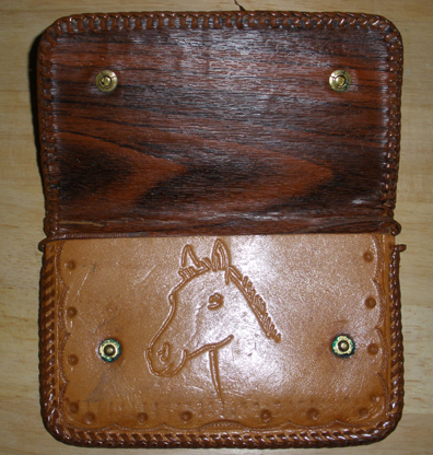 Inside Horse Handmade Wallet