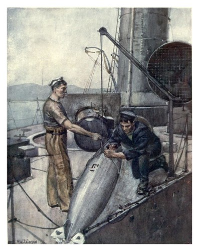025- Un torpedo de 18 pulgadas-The Royal Navy (1907)- Norman L. Wilkinson