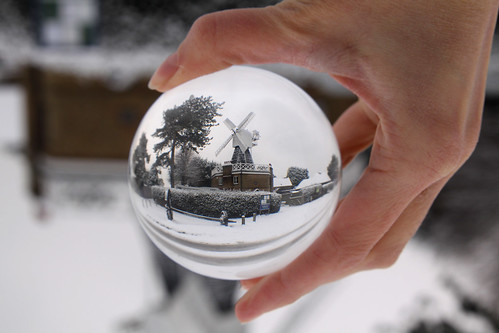 13th January - windmill snowglobe