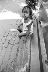 child in park - bangkok, city of angels