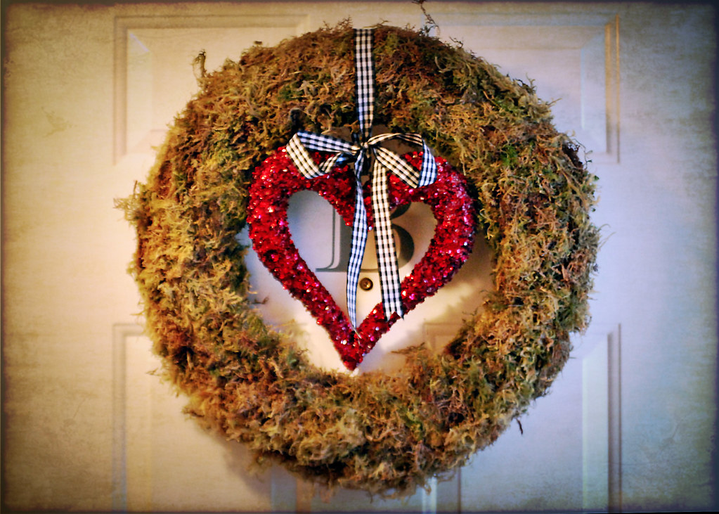 36/365 ~ My Valentine Wreath Creation