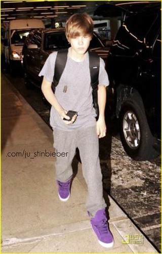Justin Bieber Purple Sneakers by v a l e 'wjks ( # ) + ip..