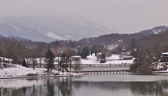 Winter Lake Junaluska view
