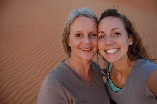 Mom and the desert