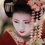 flower / people / portrait / face / japanese / beauty : maiko, kyoto japan / canon 7d 　日本・京都　舞妓  梅らくさん