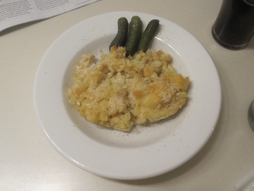 Mac and cheese, pickles