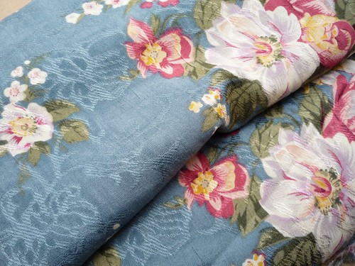 Jacquard Flower Print Gauze for My Dress