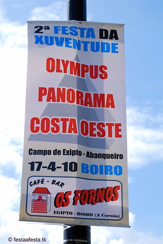Boiro - II Festa da Xuventude 2010 - Abanqueiro - cartel