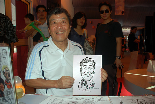 caricature live sketching for LG Infinia Roadshow - day 1 - 23