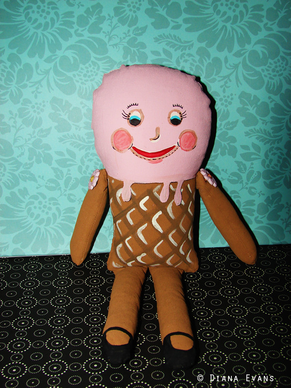 Ice Cream Cone Doll Prototype