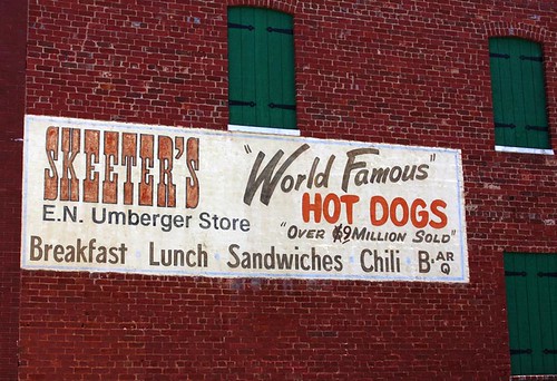 burgers and hot dogs. Burgers . . . no, HOT DOGS