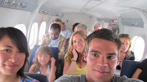 Flying back to Nairobi on a Twin Otter