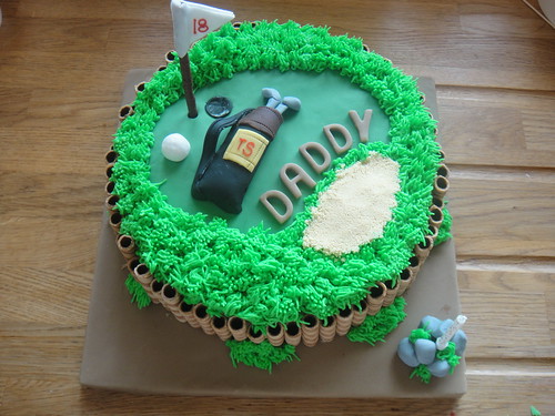 birthday cake 20 years old. Golf Birthday Cake
