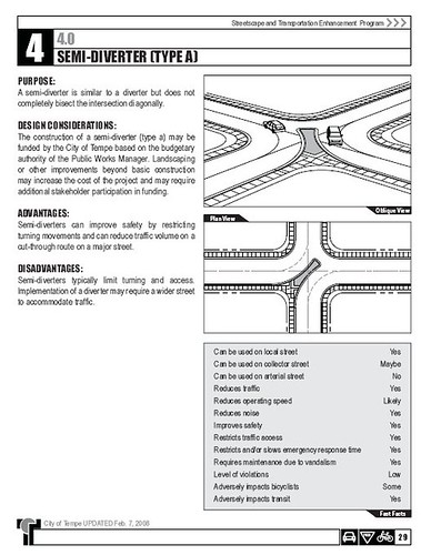 page from the Tempe Streetscape and Transportation Enhancement Manual