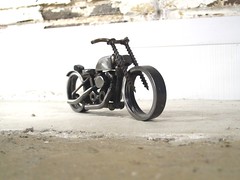 Metal motorcycle sculpture Harley Davidson flat track bike